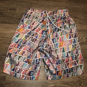 Rich boys Fendi Youth boys shorts